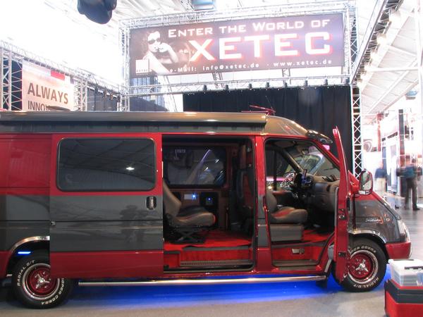 Ford Transit with big bed Xetec has thought a step farther as other 