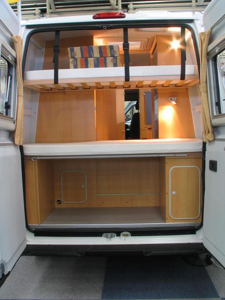 Fiat Ducato camping improvment with floor beds The parents sleeps in front 