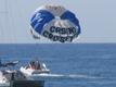 Para Sailing - With the parachute behind the motor boat