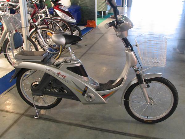 BSEB - Bicycle Style Electric Bike
Electric scooter looking similar like a bicycle. These have in common 3 sealed lead acid batteries and are not as fast as the 48V SSEB.