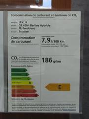 Lexus GS 450h
Was machen sich die deutschen Nobelmarken für unnötige Sorgen wegen des 200g CO2/km Oberlimits für PKW. Der bei 250km/h abgeregelte Lexus schafft dies schon Heute.
Bild 1
