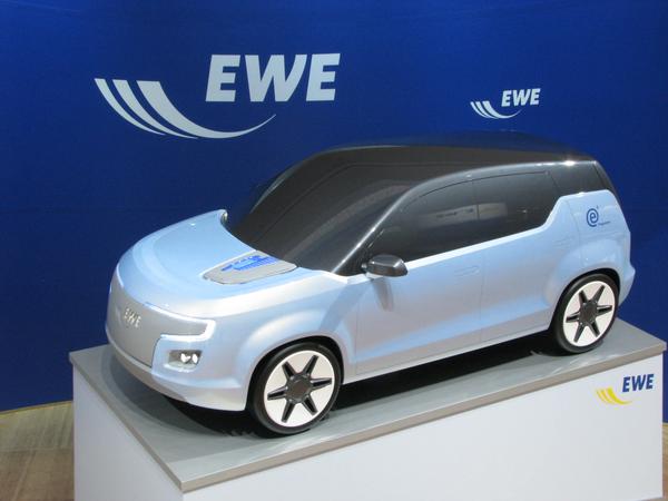 EWE Karmann electric car
Only a model on the Hannover fair. But it is a very important development. The estimation is alone for Germany 128 TWh (PEGE 2008) to 180 TWh (PEGE 1992).
